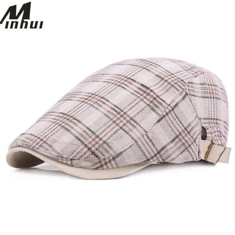 Minhui Plaid Beret