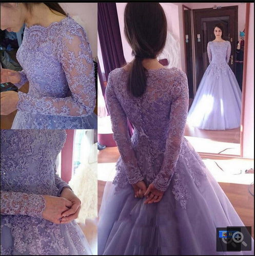 Modest Lavender lace