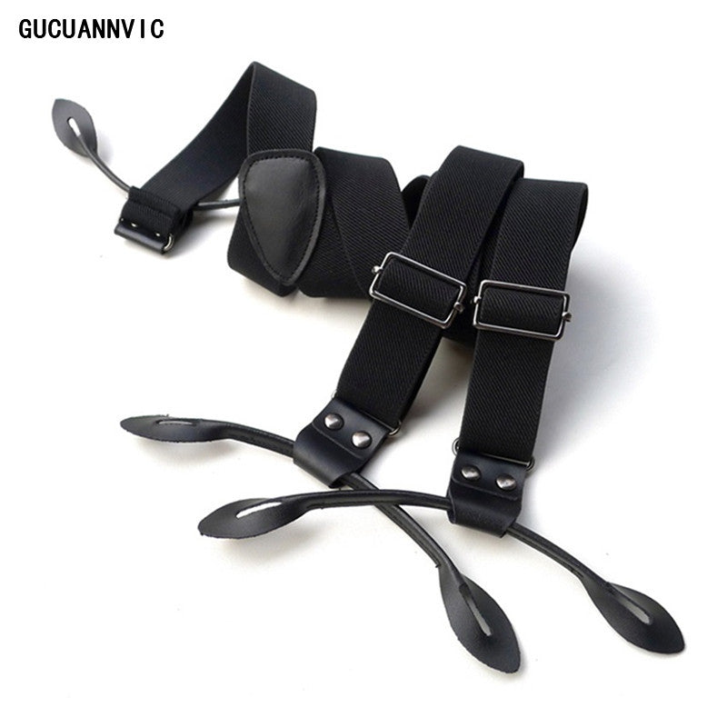 NEW black suspenders