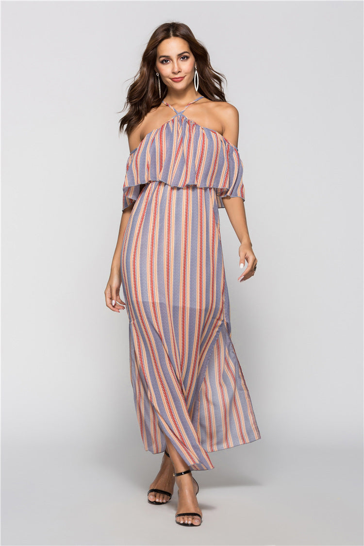 New Striped Maxi