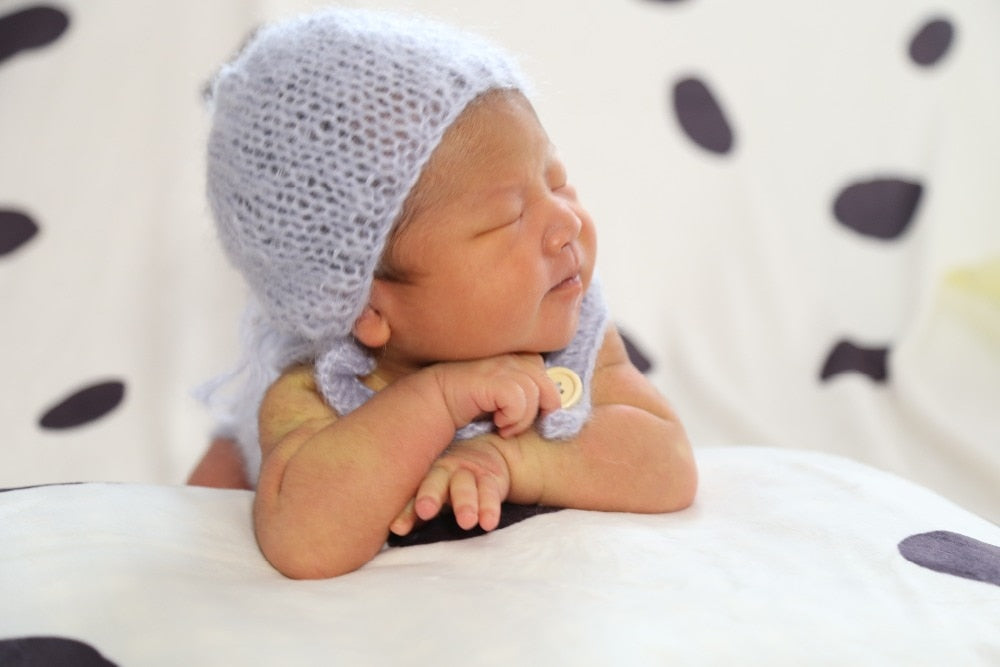 Newborn mohair romper