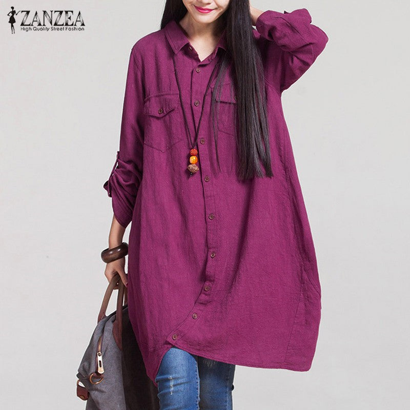 Oversized Autumn ZANZEA