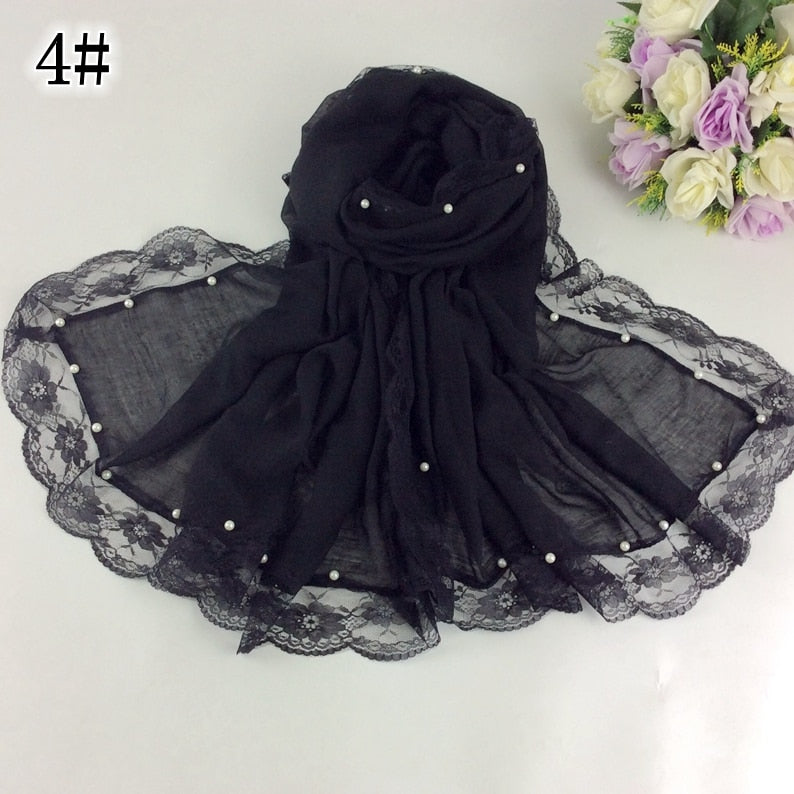 Plain Pearls Lace