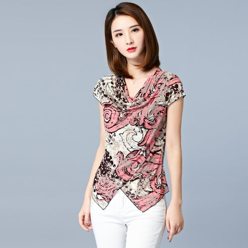 Print Floral Blouse