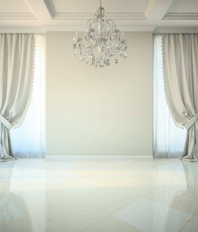 Pure White Curtain