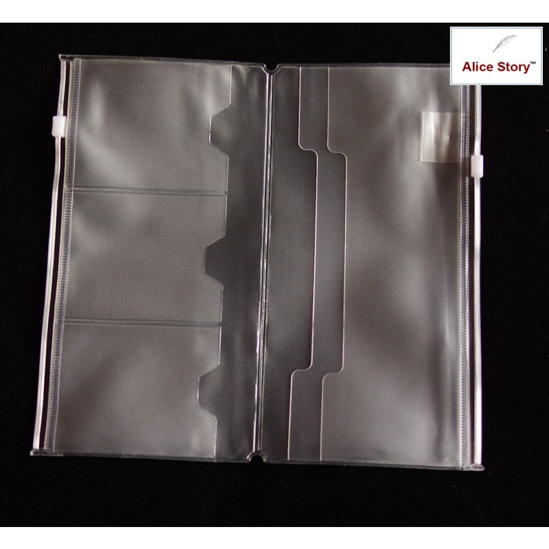 Pvc Double Zipper/Card