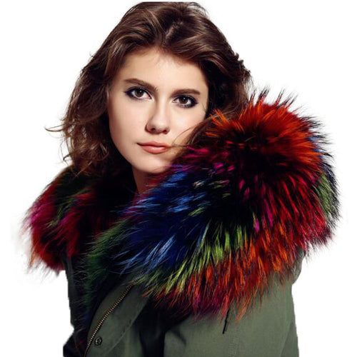 Raccoon Fur Collar