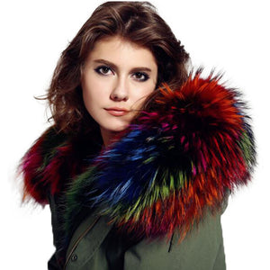 Raccoon Fur Collar