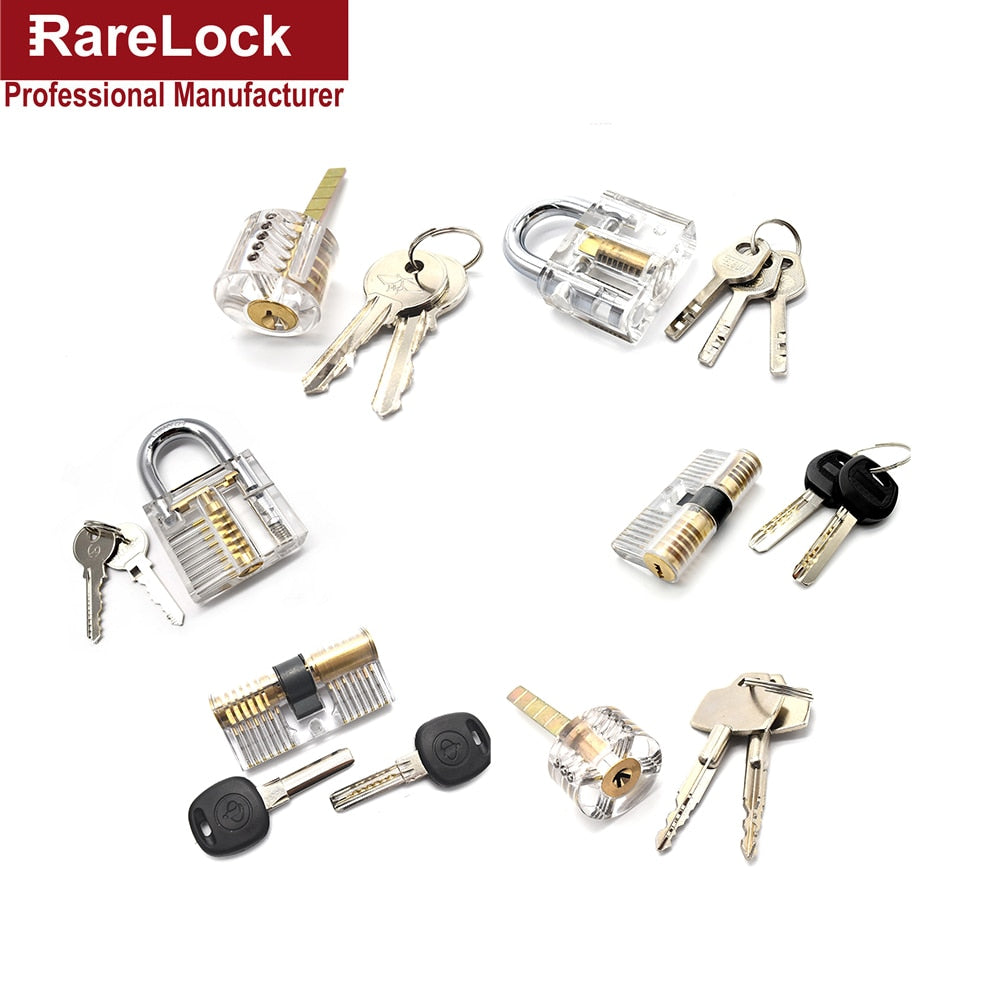 Rarelock 6pcs Transparent