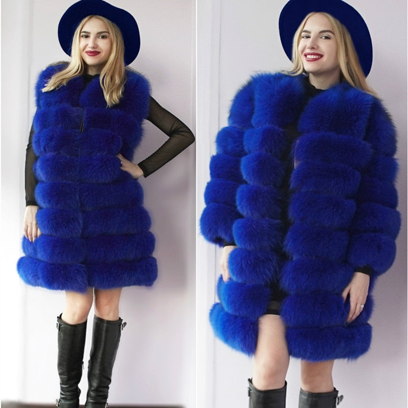 Real fur coatNatural