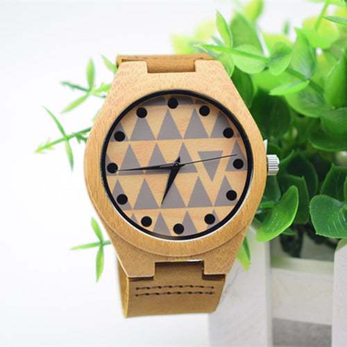 Round Quartz Leather