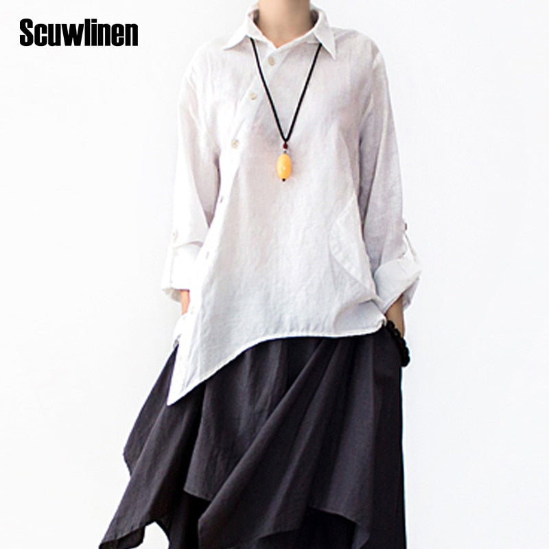 SCUWLINEN Spring Summer