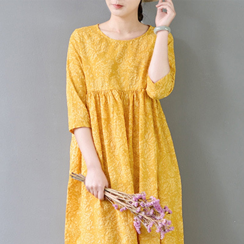 SCUWLINEN Vestidos Summer