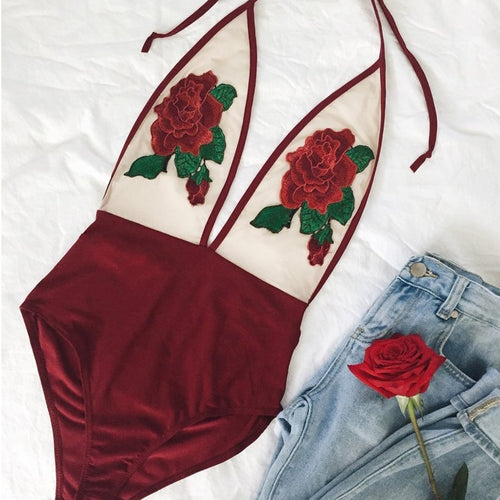 Sexy Rose Embroidery