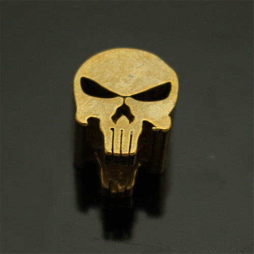 Skull Brass Knife