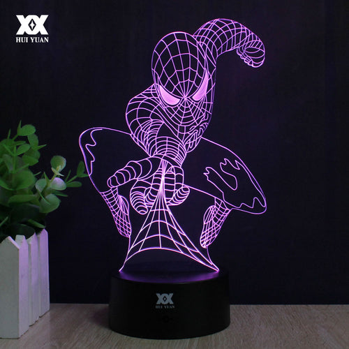 Spiderman 3D Lamp