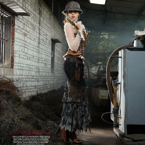 Steampunk Mermaid Asymmetrical