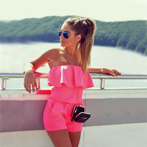Strapless dress jumpsuits