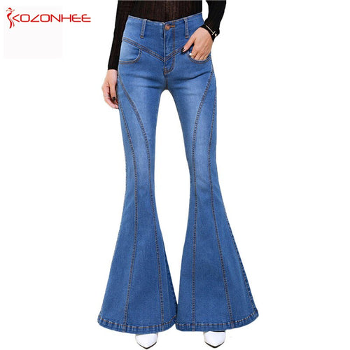 Stretching Flare Jeans