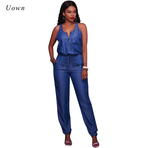 Summer Denim Jumpsuit