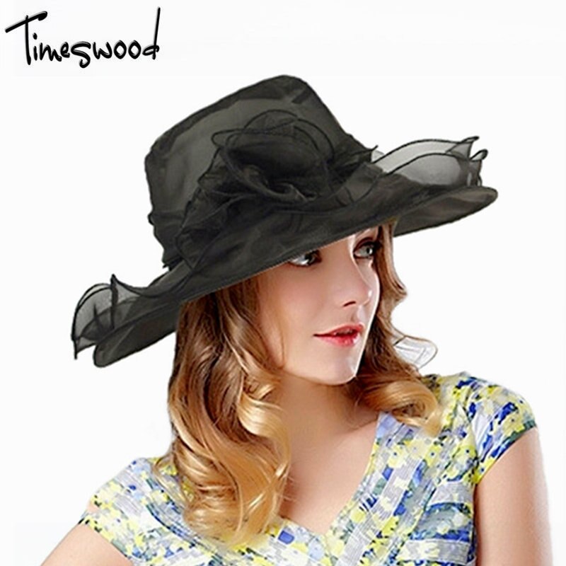 [TIMESWOOD]Summer Organza Hats