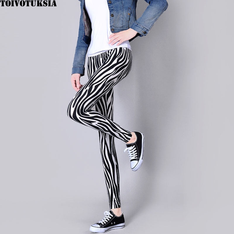 TOIVOTUKSIA Women's Zebra
