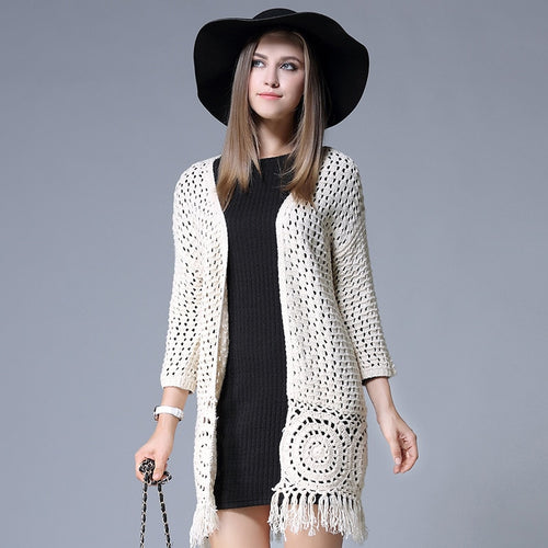 Tassel cardigan Women