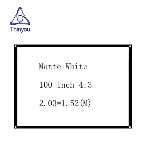 Thinyou 100inch 4:3