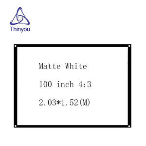 Thinyou 100inch 4:3