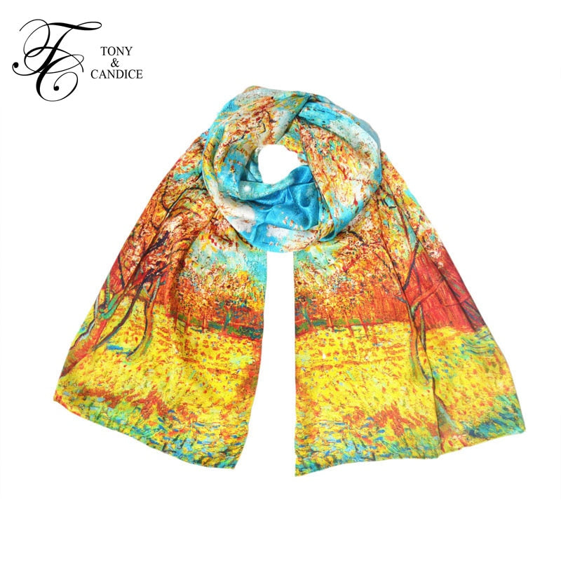 Tony&Candice Silk Scarf