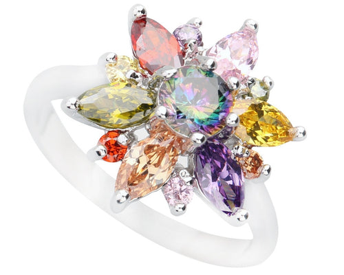 Trendy-Swiss Multi-Color Rainbow