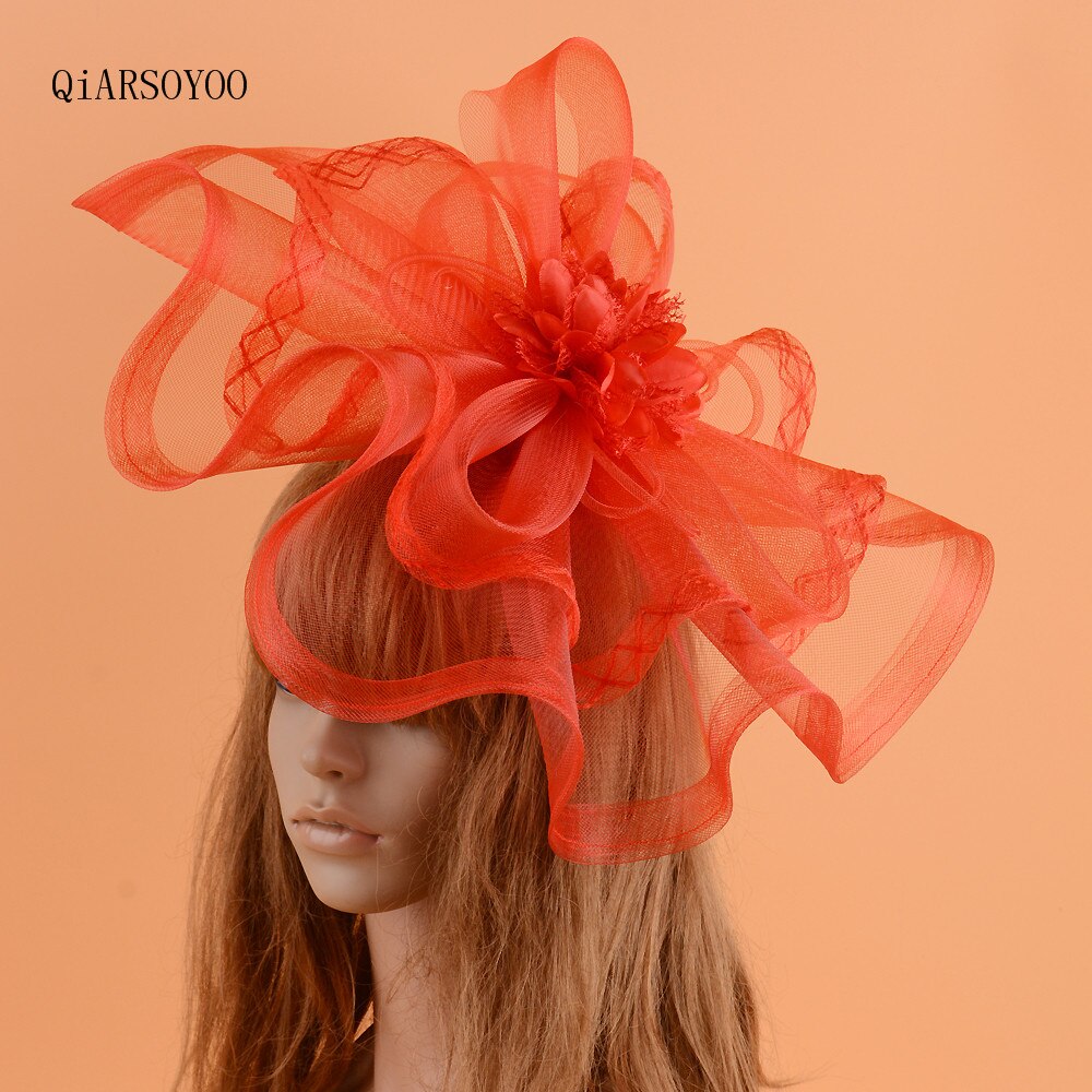 Vintage Red Fascinator