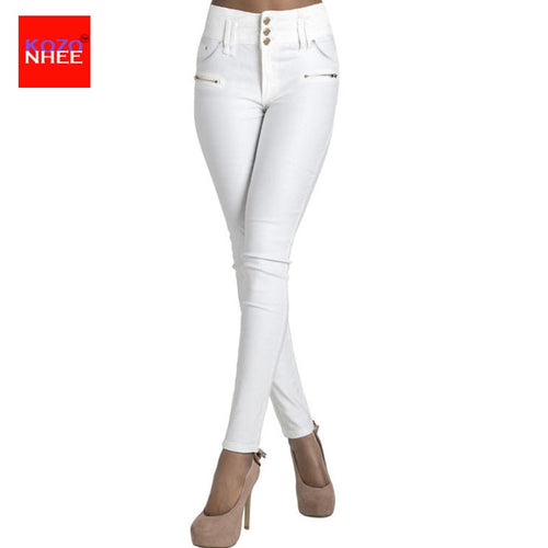 White Stretching Jeans