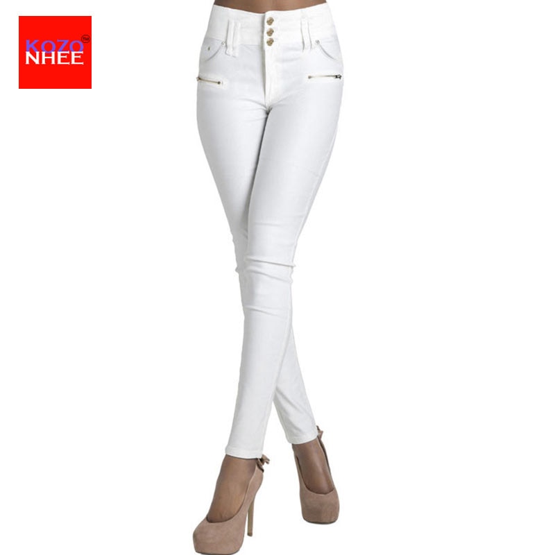 White Stretching Jeans