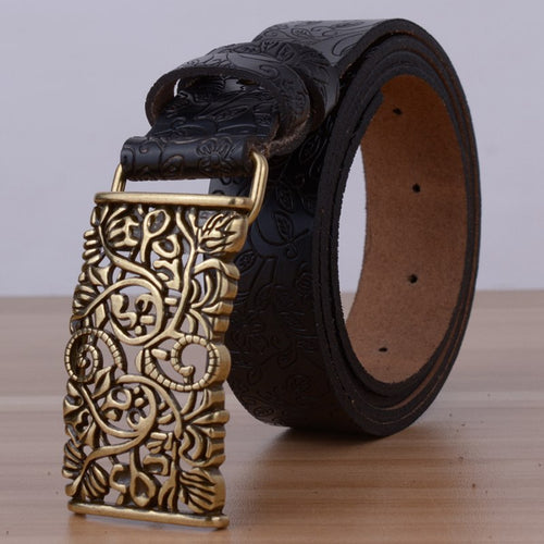 Wide Genuine leather