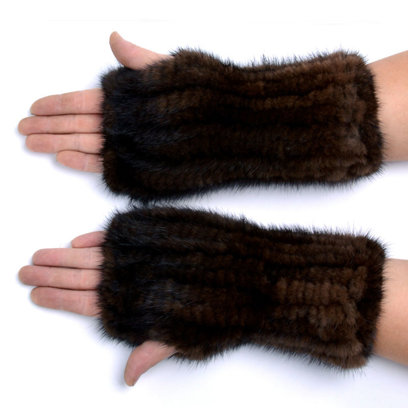 Winter mink fur