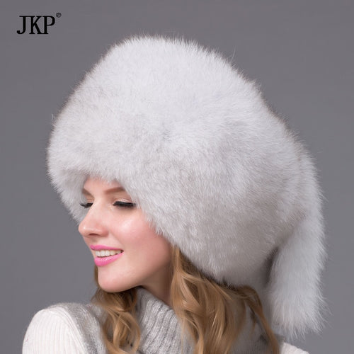 Winter women's fur