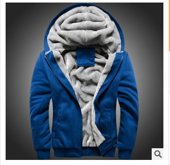 With thick coat