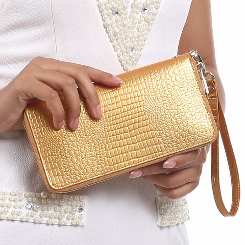 Women Alligator Leather