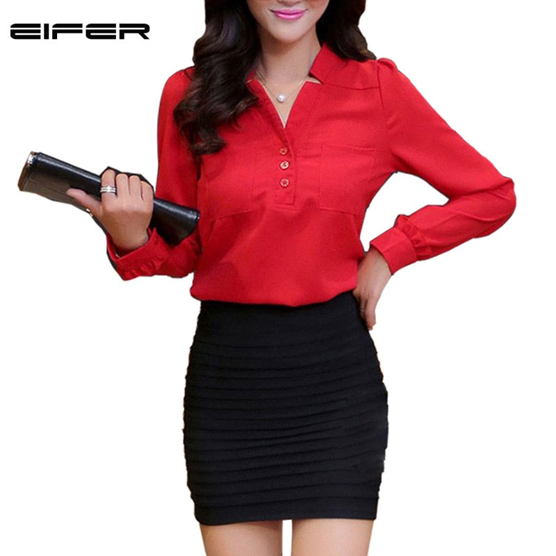 Women Chiffon Blouse