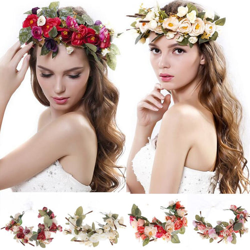 Women Flowers Wreath