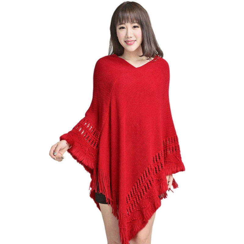 Women Knitted Shawl