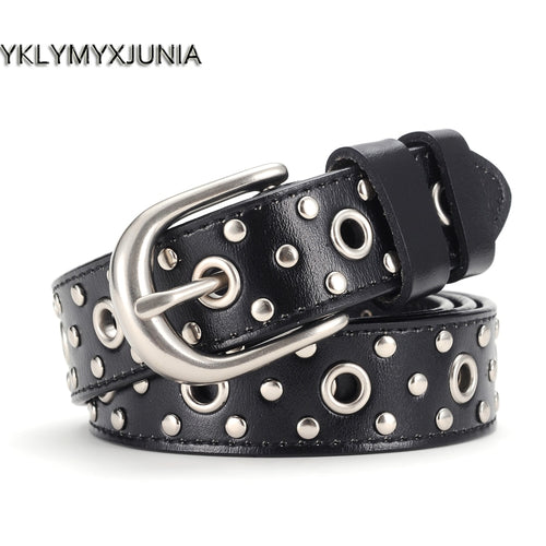 Women Perforated Belt