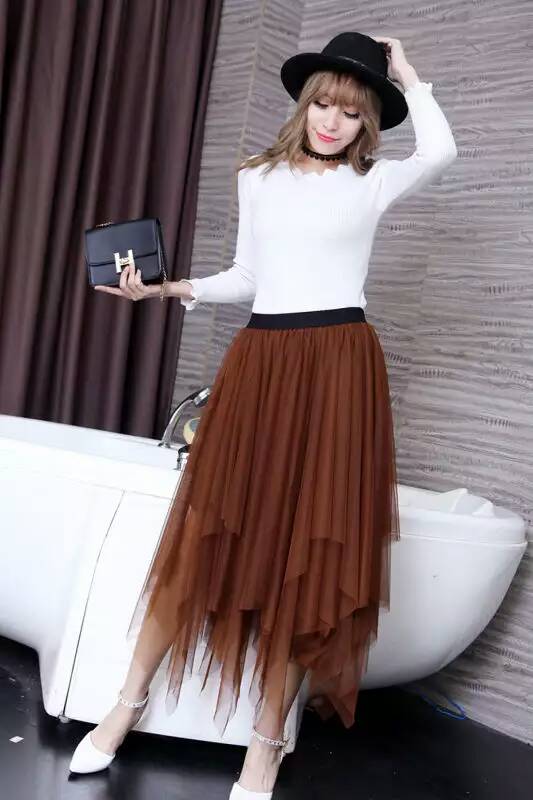 Women Tulle irregular