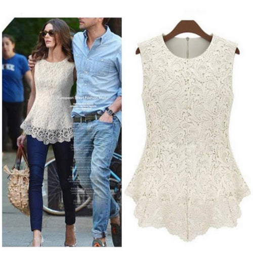 Women White Lace