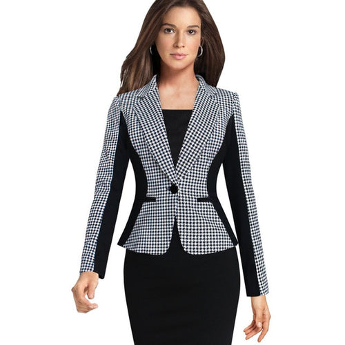 Women's Fashion Houndstooth