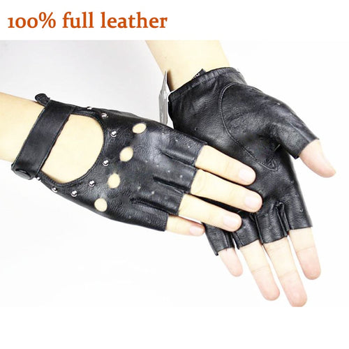 Women's leather half