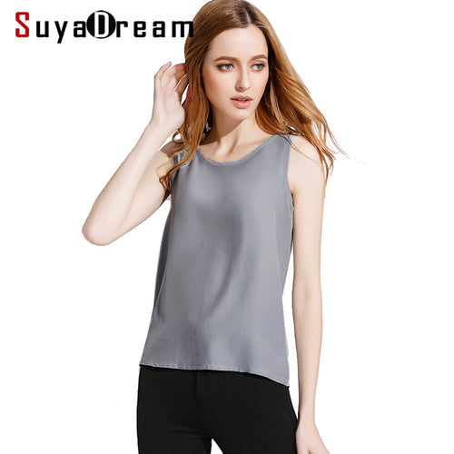 Women silk tank