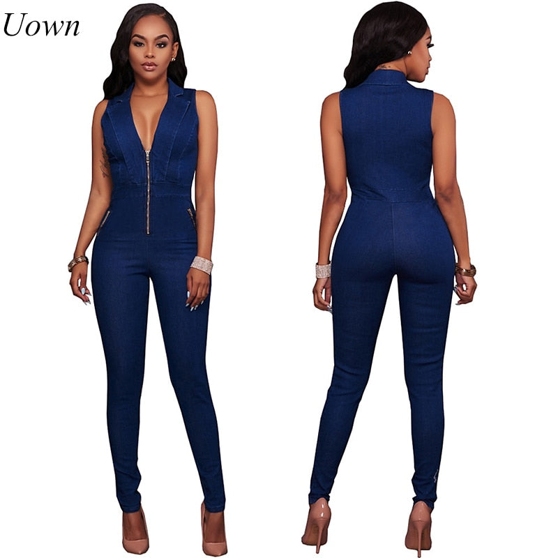 Womens Jeans Jumpsuits
