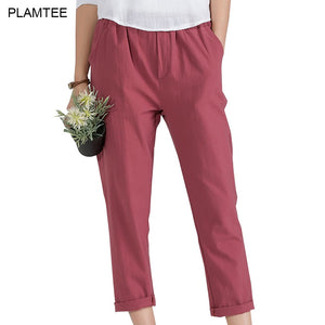 Womens Linen Trousers